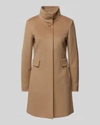 Max Mara Mantel mit Stehkragen Modell 'AGNESE Camel