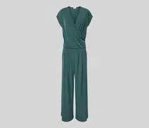 Jumpsuit in Wickel-Optik mit V-Ausschnitt