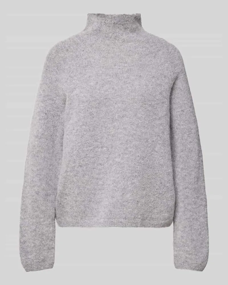 Drykorn Strickpullover mit gerippten Abschlüssen Modell 'SARWEN Anthrazit