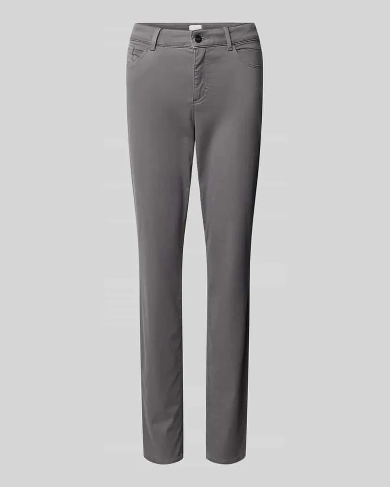 Brax Straight Fit Jeans im 5-Pocket-Design Modell 'STYLE.SHAKIRA Dunkelgrau