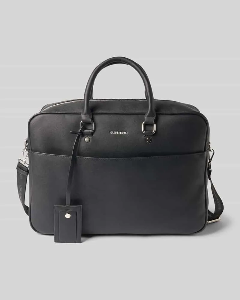 Valentino Garavani Clutch mit mit Logo-Applikation Black
