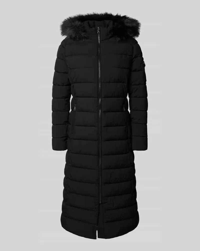 Ralph Lauren Steppmantel mit Reißverschlusstaschen Black