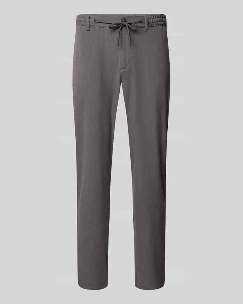 McNeal Tapered Fit Hose mit Tunnelzug Dunkelgrau