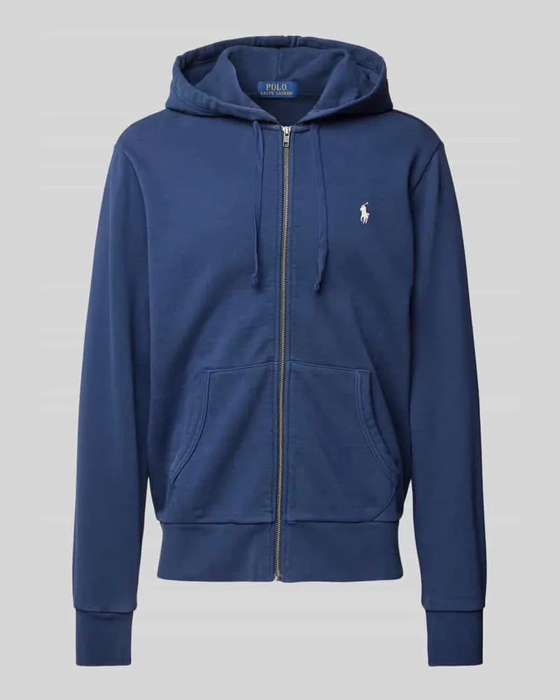 Ralph Lauren Sweatjacke mit Logo-Stitching Marine