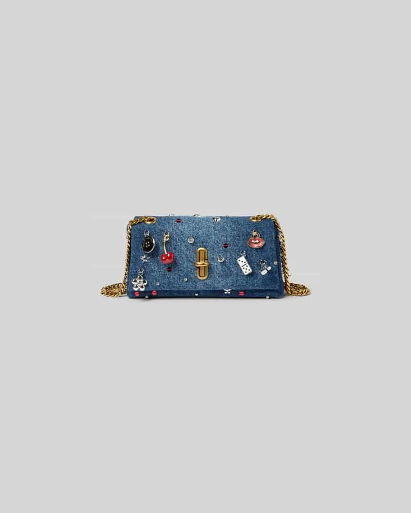 Marc Jacobs Shoulder Bag in Denim-Optik Jeansblau
