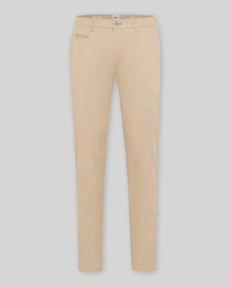 Brax Modern Fit Chino aus Baumwoll-Mix Modell 'Fabio Beige