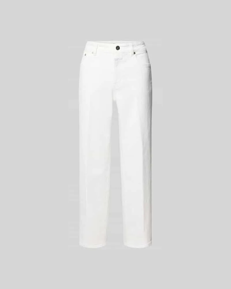 Closed Straight Fit Jeans mit Stretch-Anteil Weiss