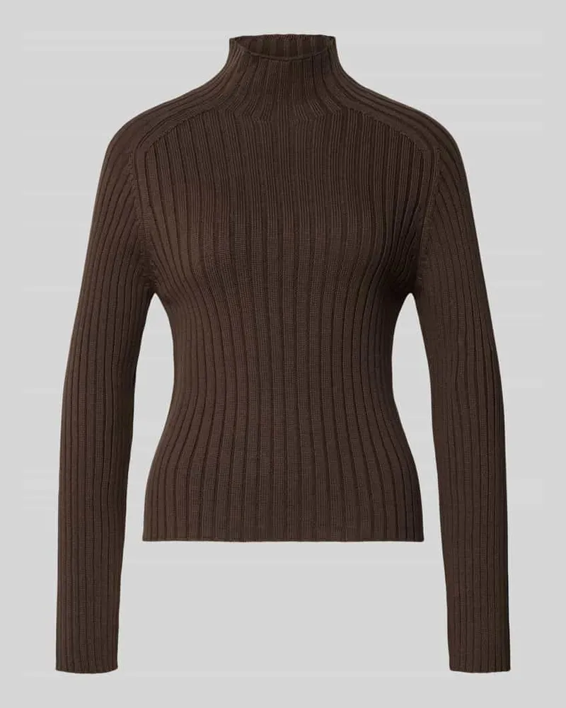 Marc O'Polo Turtleneck mit Raglanärmeln Dunkelbraun