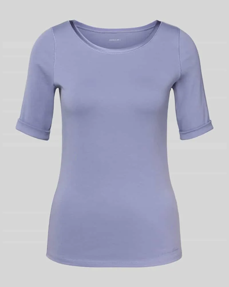 Marc Cain T-Shirt mit Rundhalsausschnitt Lavender