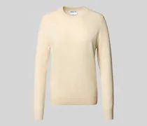 Strickpullover aus Kaschmir mit Rundhalsausschnitt