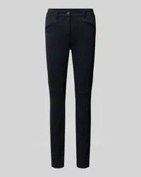 Marc Cain Slim Fit Hose mit Ziernähten Black