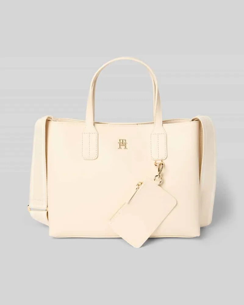 Tommy Hilfiger Umhängetasche mit Gurtband-Riemen Beige