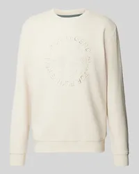 PME Legend Sweatshirt mit Rundhalsausschnitt Offwhite