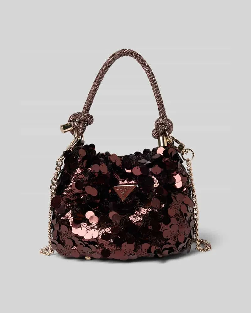 Guess Handtasche mit Label-Detail Bordeaux