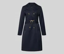 Trenchcoat mit Gürtel und seitlichen Eingrifftaschen