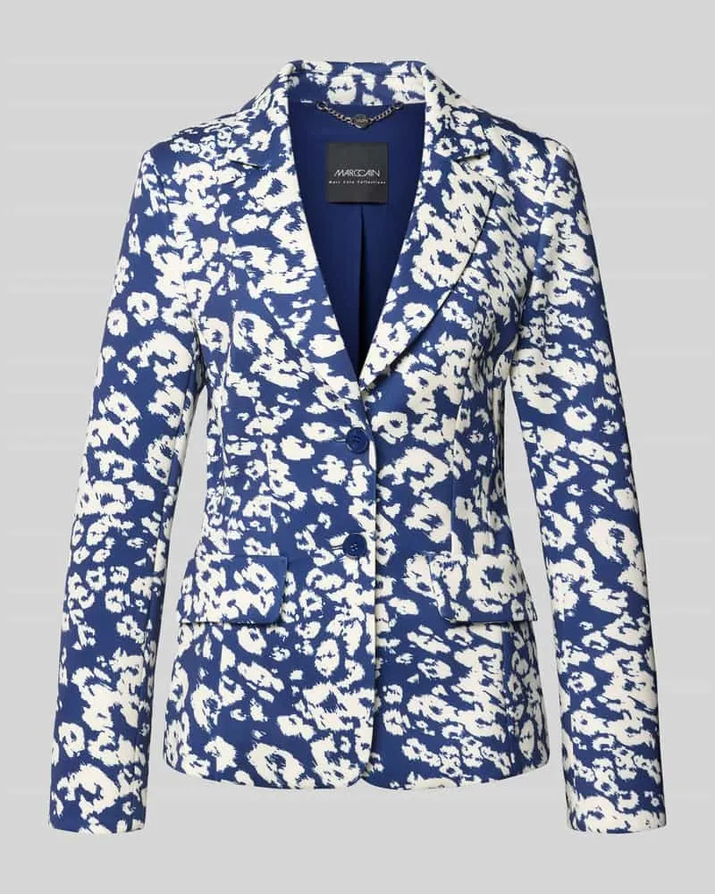 Marc Cain Slim Fit Blazer mit Pattentaschen Royal