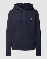 Tommy Hilfiger Hoodie mit Label-Stitching Modell 'MONOGRAM Marine