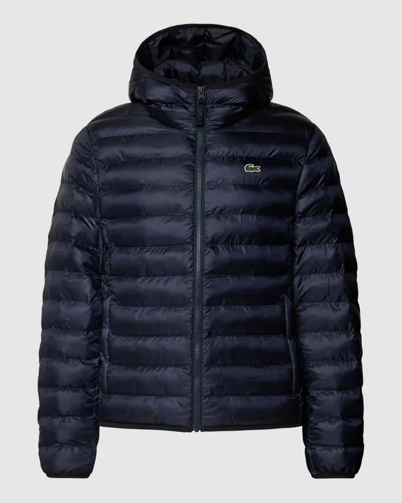 Lacoste Steppjacke mit Kapuze Dunkelblau