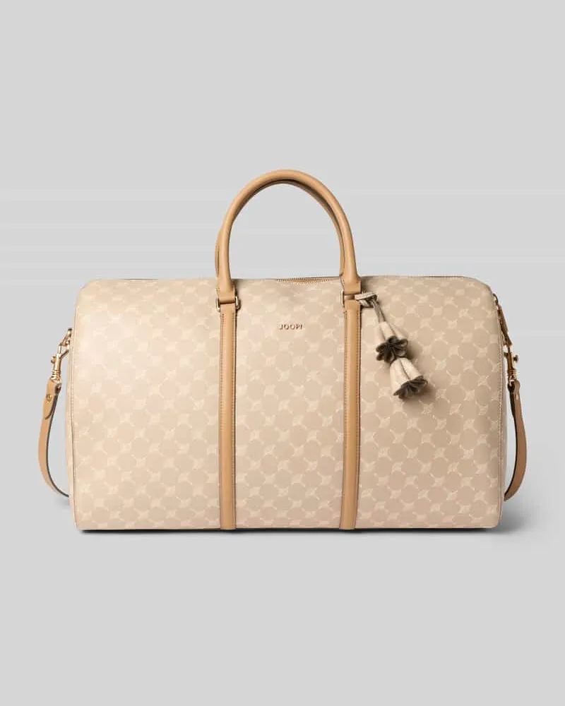 JOOP! Weekender mit Label-Detail Modell 'aurora Beige