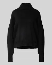 0039 Italy Strickpullover mit Turtleneck Modell 'NIMA Black