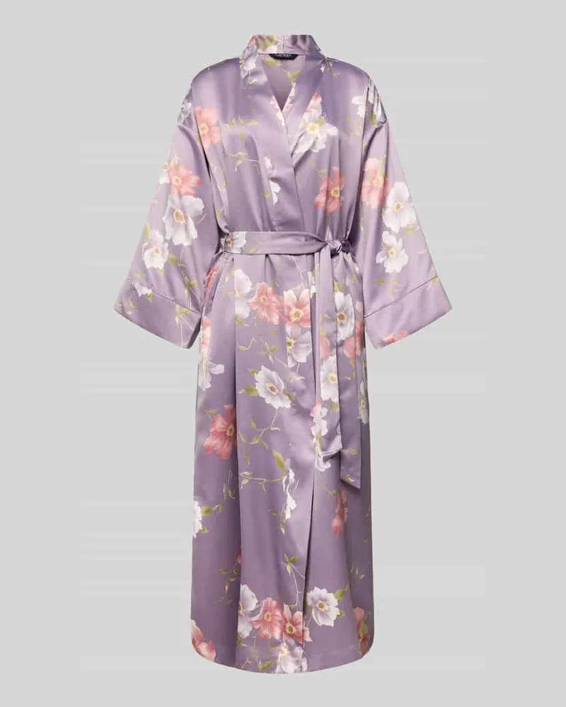 Ralph Lauren Kimono mit Bindegürtel Flieder