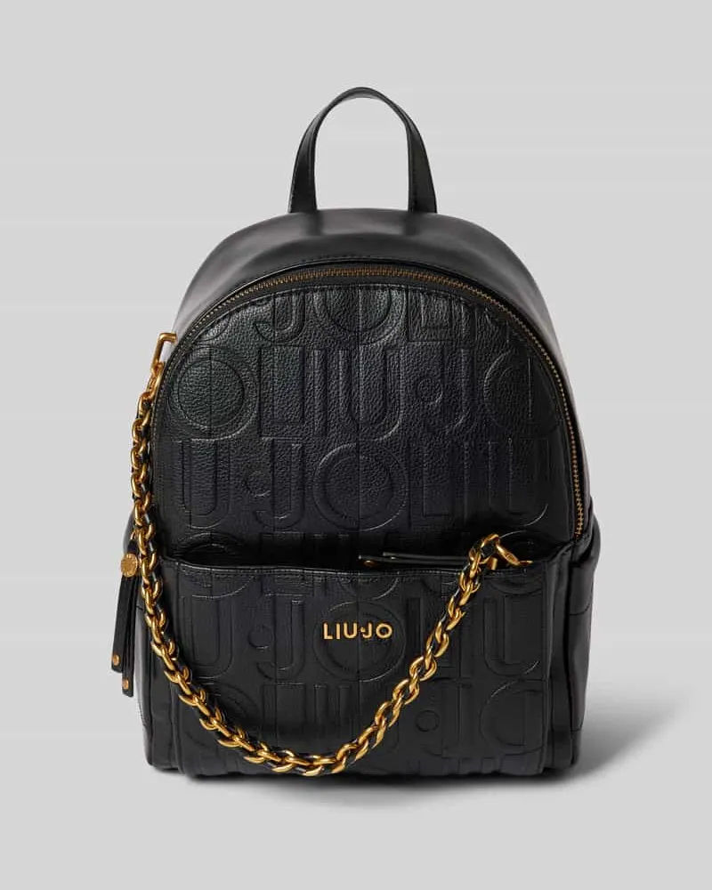 Liu Jo Rucksack mit Label-Applikation Modell 'ADONIDE Black