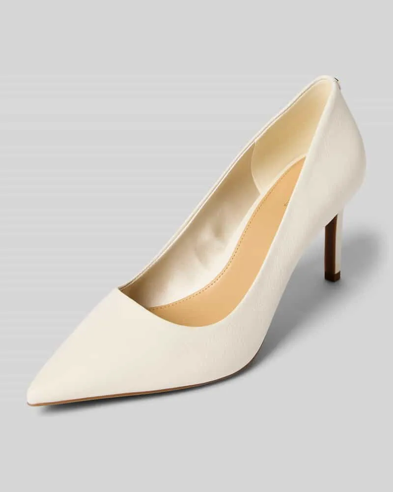 Michael Kors Pumps aus echtem Leder Modell 'ALINA Offwhite