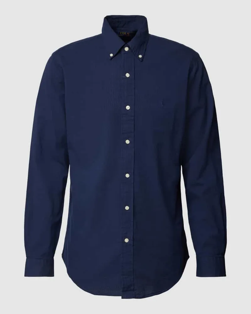 Ralph Lauren Freizeithemd mit Button-Down-Kragen Marine