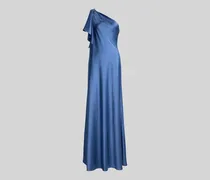 A-Linie Abendkleid mit Rüschenbesatz
