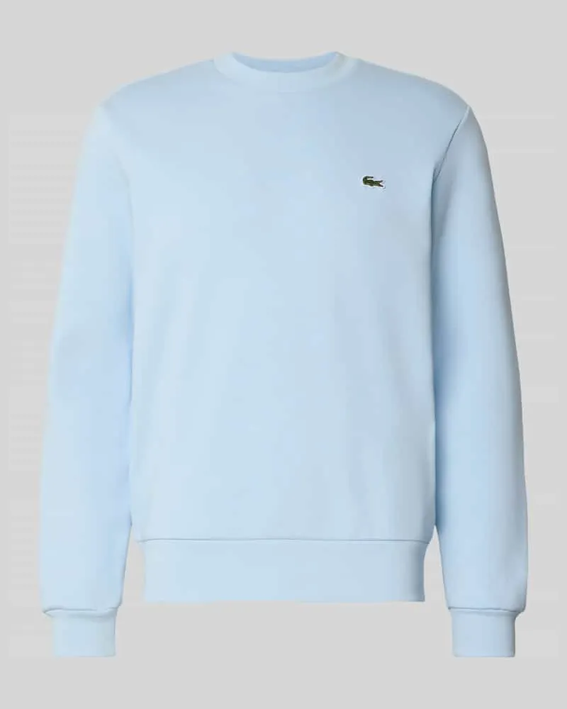 Lacoste Regular Fit Sweatshirt aus Baumwoll-Mix Hellblau