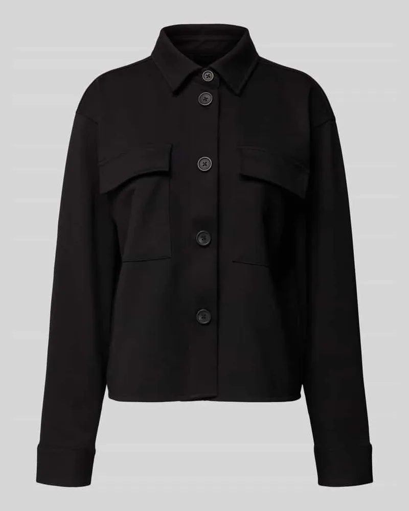 Smith & Soul Regular Fit Blazer mit Brusttaschen Black