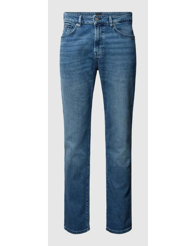 HUGO BOSS Jeans im 5-Pocket-Design Modell "Re.Maine Blau