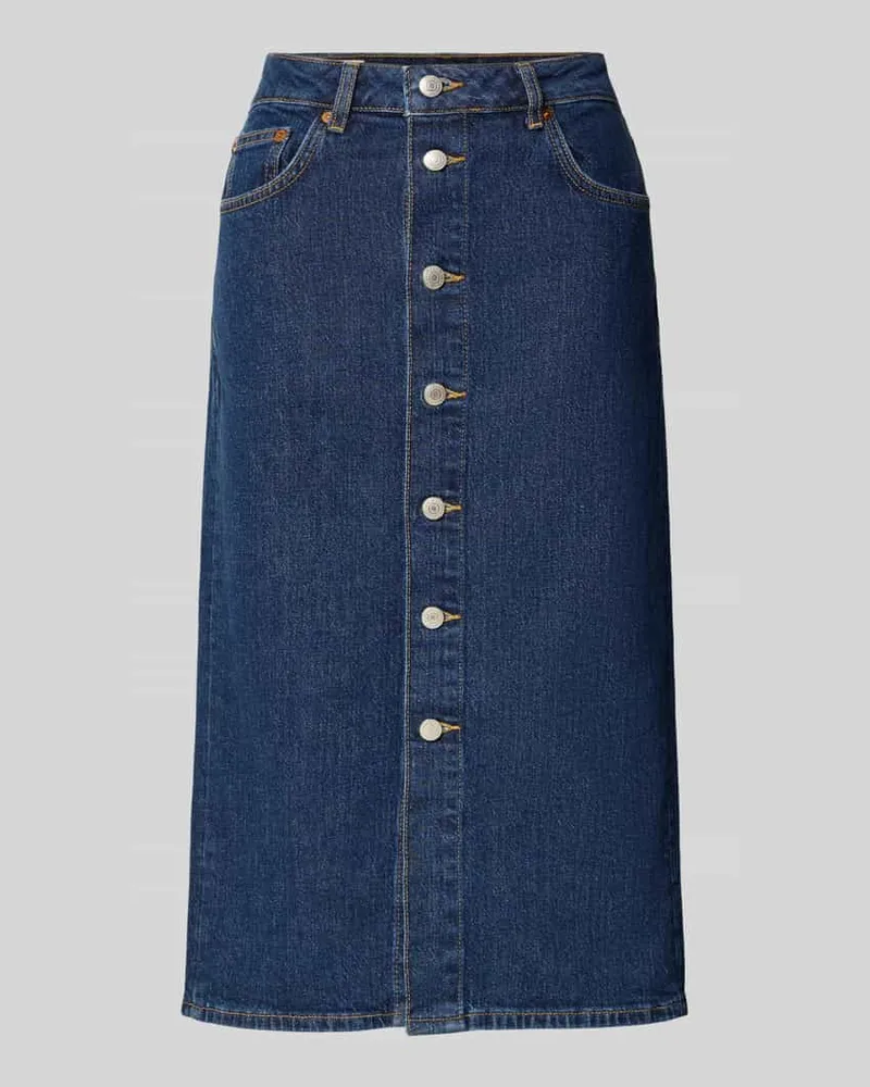 Gant Jeansrock mit Knopfleiste Marine