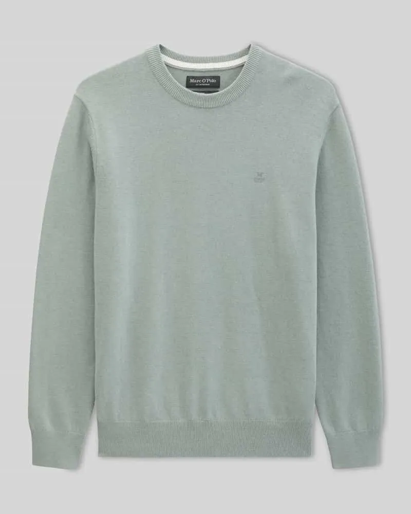Marc O'Polo Regular Fit Pullover aus Baumwoll-Mix mir Schurwoll-Anteil Mint