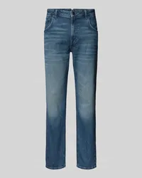 GABBA Regular Fit Jeans im 5-Pocket-Design Modell 'ATHEN Jeansblau