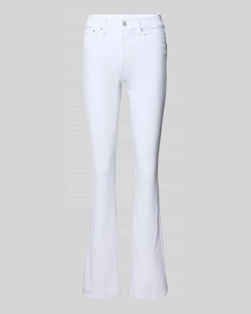 G-STAR RAW Flared Jeans mit 5-Pocket-Design Weiss