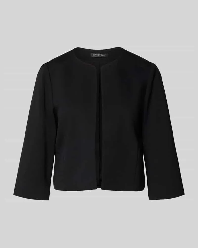 Betty Barclay Blazer aus Viskose-Mix mit offener Front Black