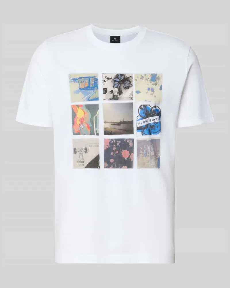 Paul Smith T-Shirt mit Fotoprints Weiss