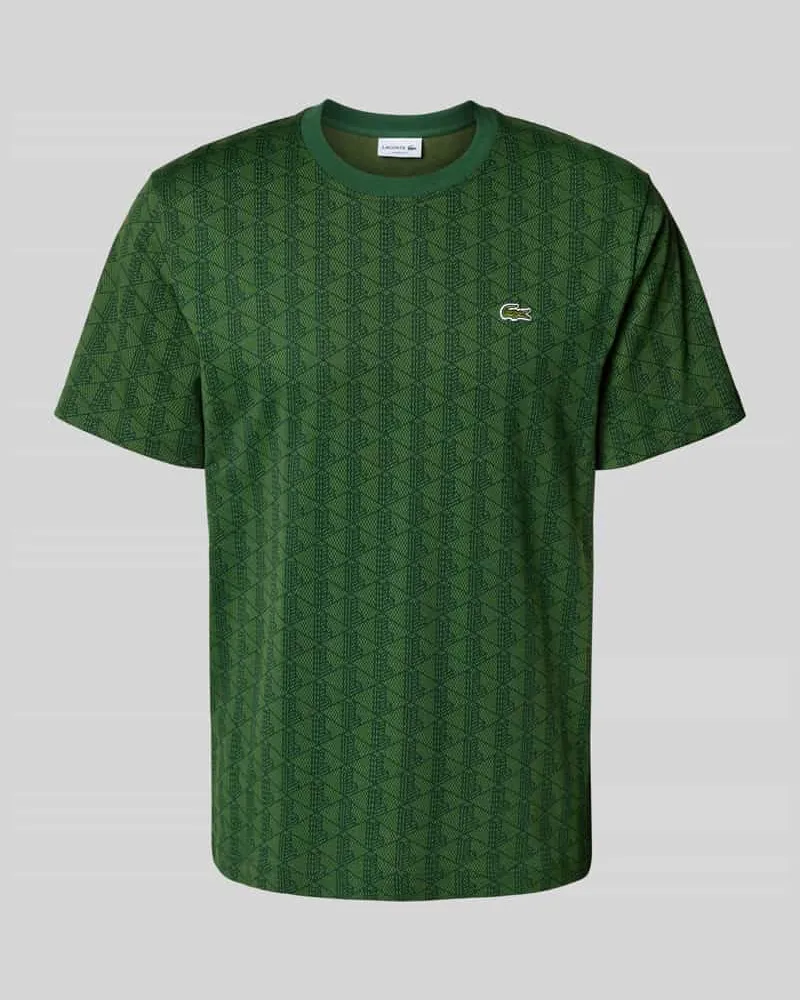 Lacoste Regular Fit T-Shirt aus reiner Baumwolle Gruen