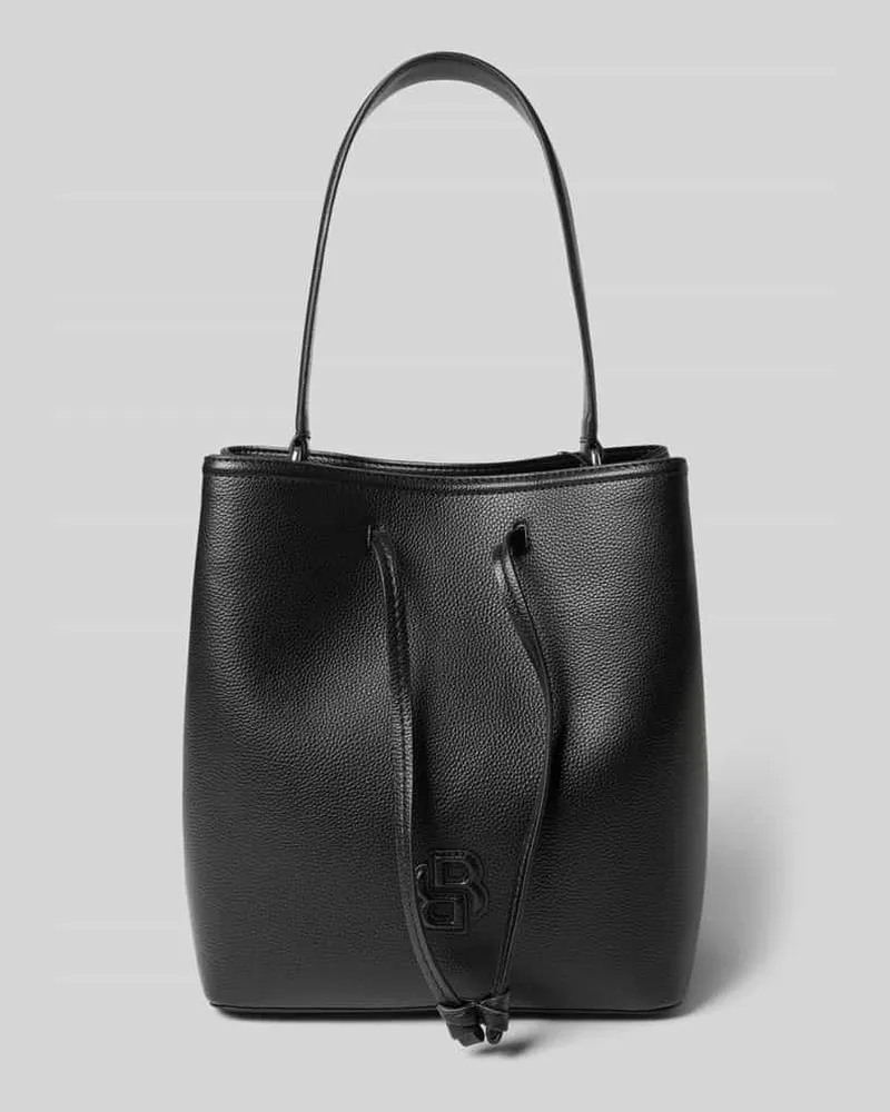 HUGO BOSS Henkeltasche mit Kordel Black