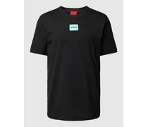 T-Shirt mit Label-Patch Modell 'Diragolino