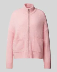 Selected Cardigan mit durchgehendem Reißverschluss Modell 'SIA Rosa