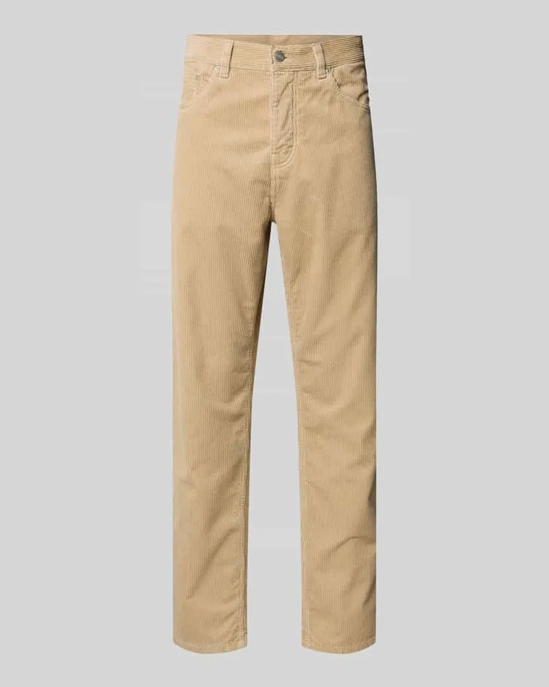 Carhartt WIP Cordhose mit Eingrifftaschen Modell 'NEWEL Beige