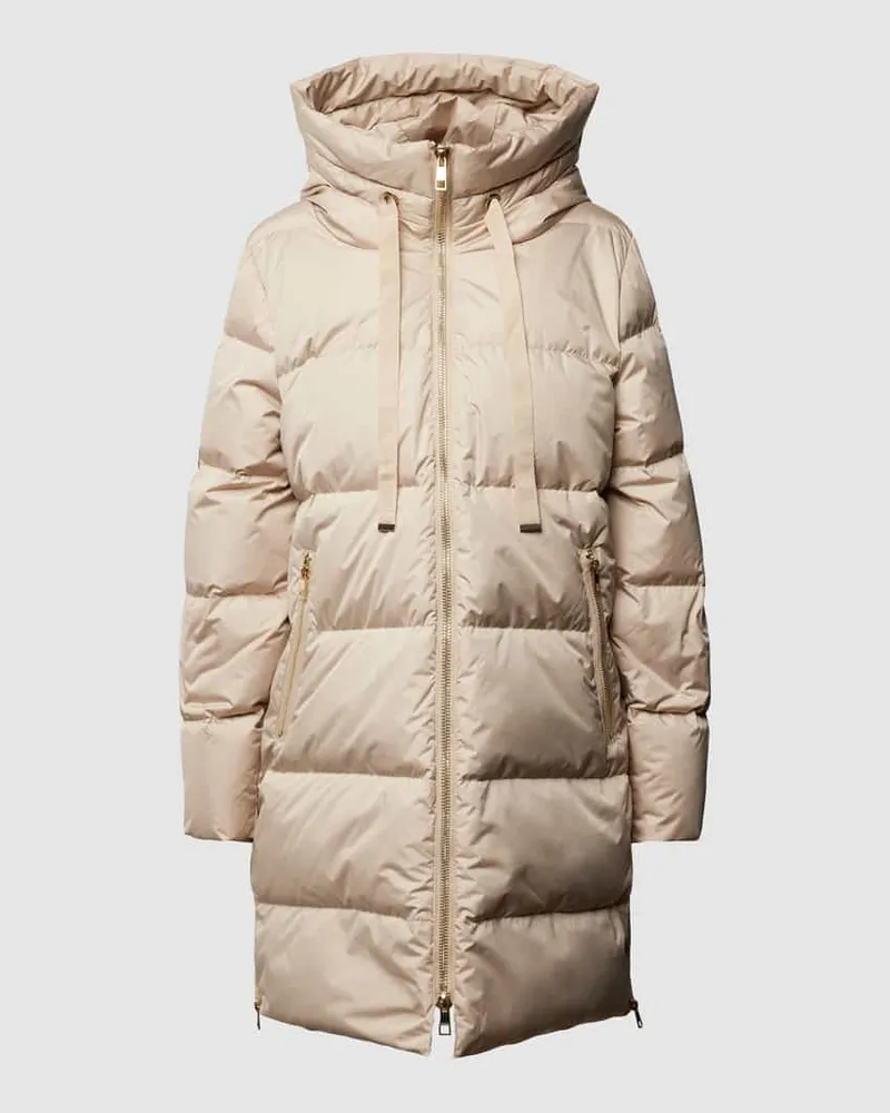 Rich&Royal Steppmantel mit Zweiwege-Reißverschluss Beige