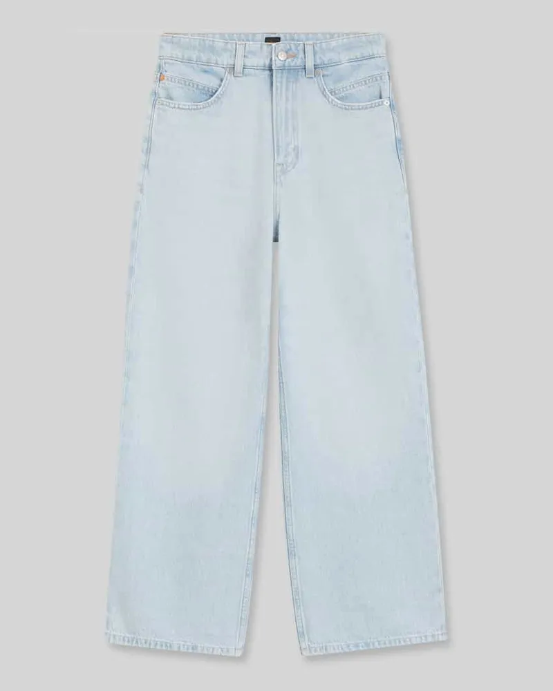 HUGO BOSS Straight Fit 7/8 Jeans Hellblau