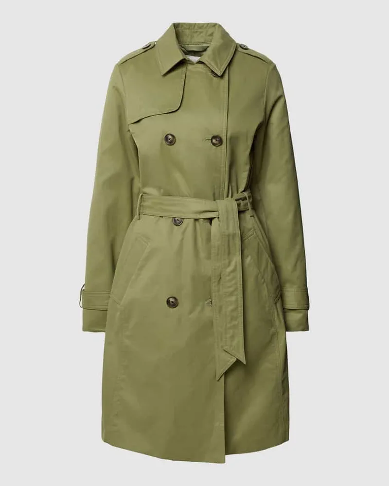 S.Oliver Trenchcoat mit Bindegürtel Schilf