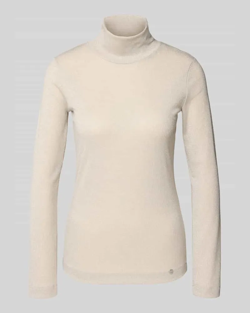Marc Cain Longsleeve mit Stehkragen Sand