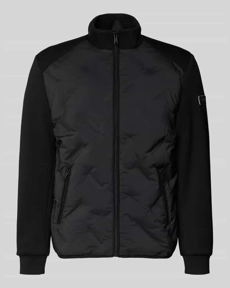 Guess Regular Fit Jacke mit Stehkragen Black