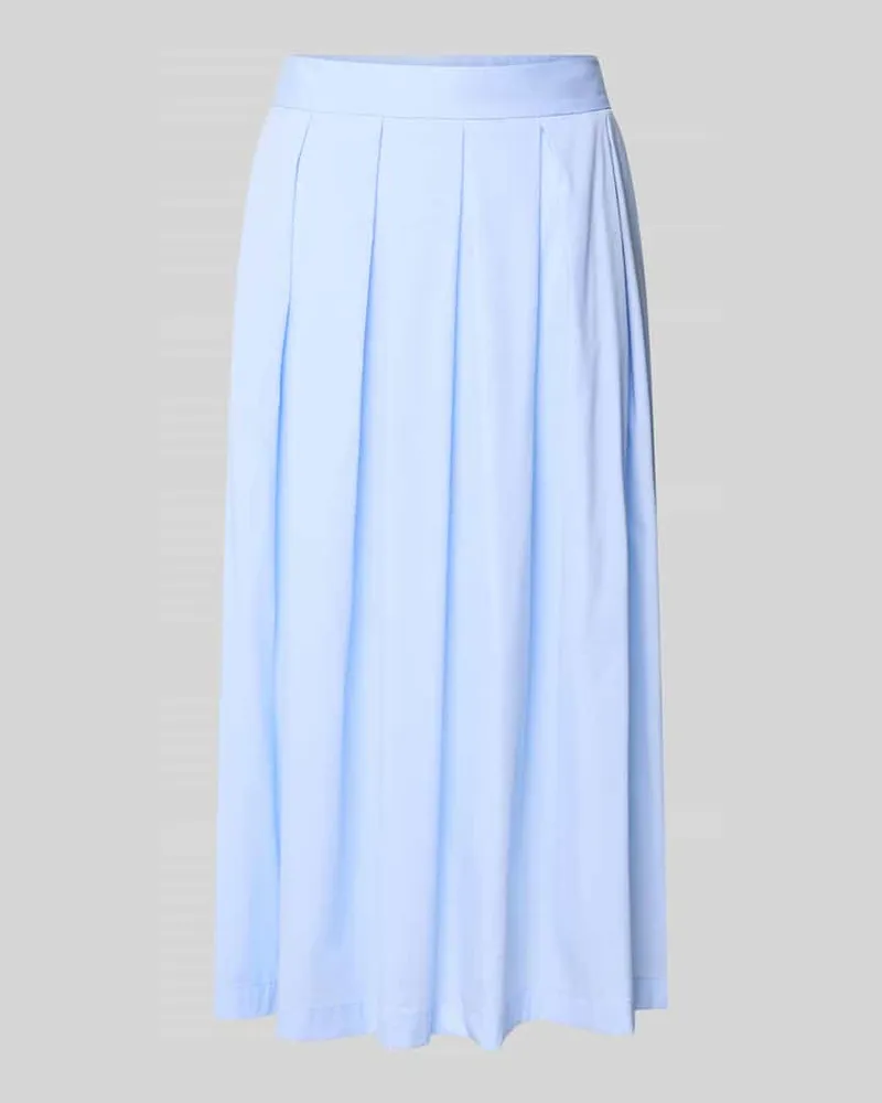 0039 Italy Midirock mit Eingrifftaschen Modell 'KYLIE Hellblau