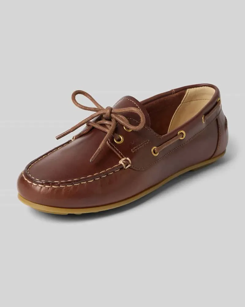 Gant Loafer aus echtem Leder Modell 'Seabaya Cognac